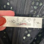 Madewell  Eyelet V-Neck Maxi‎ Dress Black size 16 NWT FLAWED Photo 5