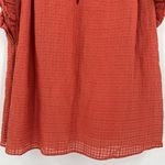 Marie Oliver Marie Oliver Merrit Linen Blend Ruffle Cap Sleeve Top V-Neck Blouse Size XXS Photo 4