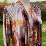 Essentials by Milano Waterfall Tunic Cardigan Purple Size M Photo 5