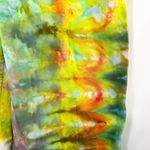 Mainstreet Blues Plus Size 36T Pants Handmade Tie Dye Elastic Yellow Green 1081 Photo 6