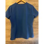 FIGS  Medical Top Shirt Blue Size Small V neck Short Sleeves Pocket Photo 7