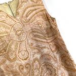 Vintage Lined Floral Paisley Sleeveless Mini Dress Size L Photo 2