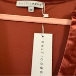 Baltic Born  Terracotta Velvet Gown NWT Photo 2