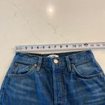 RE/DONE  Originals 90s High Rise Loose Jeans in Destroyed Broken Blue‎ size 25 Photo 10