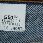 Levi's Vtg 90s 551 Jeans Womens 16S (33x30) Relaxed Fit Tapered Leg High Rise Photo 4