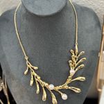 Alexis Bittar NWOT  Gold Necklace with Pearl Accents Photo 7