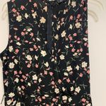 Lulus Women’s Sleeveless Tank Jumpsuit M Medium Black Print Floral Chest 38” Photo 2