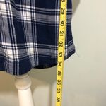 a.n.a NWT Navy Blue White Plaid Shirt Dress Button Up New Apparel Kohls Shirtdress Photo 6