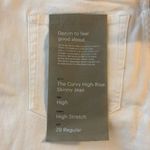 Everlane  Womens The Curvy Authentic Stretch High-Rise Skinny Jean White 29 Photo 6