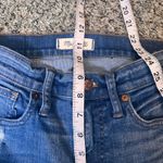 Madewell 9" High Rise Skinny Jeans Distressed Ripped Raw Hem Denim Womens Sz 26 Photo 4