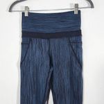 Vimmia  Blue and Black Cropped Leggings NWT Size XS Storm Charge Legging Photo 1