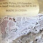 Winter Lennon Lace Strapless Top Bra White Size L Photo 5