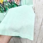 Vintage Blouse Women Chest 39" Medium Graphic Crewneck Short Sleeve Tee Shirt Green Photo 3