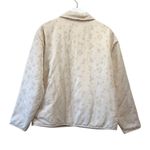 Carve Designs  Reversible Quilted Jacket Beige Floral Gray Puffer Coat Size Small Photo 3