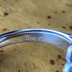 Natural Iolite Blue Sapphire Sterling Silver Ring Size 6 Photo 5