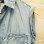 Sam Edelman {XS} Blue Chambray Blouse Button Down Photo 5