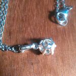 Swarovski Crystal Sterling Silver Pendant Stainless Steel Necklace Photo 4