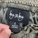 by and by  Army Green Cold Shoulder Lace Blouse Size Small Photo 4