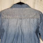 Urban Outfitters Staring At Stars  Chambray Denim Embroidered Top Women's Small Photo 11
