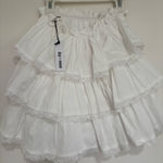 The Moon Day The Ruffle Skirt White Photo 0