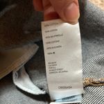 Free People We the Free Bailey blue denim mini skirt raw hem. Photo 3