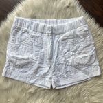Mikoh White Cotton Cargo Shorts Photo 0