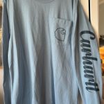 Carhartt NWOT  Light Blue Long Sleeve Photo 0