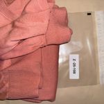 Loft  Coral Pink Button Front Knit Cardigan Sweater Women's Size L Photo 8