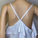 ABS Allen Schwartz NWT A.B.S. By Allen Schwartz Tank Blouse CrissCross Straps in Back White Size 1X Photo 4