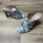 New York & Co. Women's Gray Snakeskin Print Slip On Sofia Dress Sandals sz 9 Photo 5