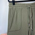 Anthropologie Saturday Sunday Billie Textured Jogger Pants Olive Casual Sz Large Green Photo 4