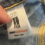 Paper Denim & Cloth ‎  new retro Jean skirt front slit 27 
Made in USA Photo 3
