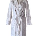 Bagatelle NWT  Collection Trench  Coat White/Cream / Latte Photo 1