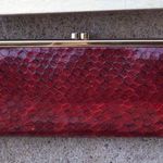 Rolf’s genuine cobra clutch wallet red leather Photo 3