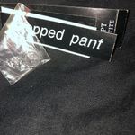 Larry Levine black cropped Linen pants size 10P Photo 4