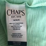 CHAPS Mens T-Shirt Short Sleeves Size Medium Lime Green New Photo 3