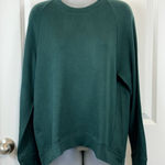 Lou & grey NWT Deep Green Crew Neck Lounge Wear Sweatshirt Top Womens Medium M Photo 0