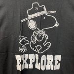 Peanuts Snoopy & Woodstock Explore Charcoal T-Shirt XL Photo 1