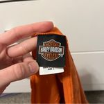 Harley Davidson Orange Halter Tank Top Photo 4