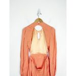 The Wolf Gang Levisa Key Hole Mini Dress Size Small Orange Coral Cocktail Fairy Photo 12