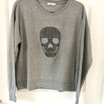 Gray Skull Sweatshirt Small Photo 0