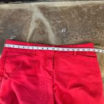 The Limited  Red Women's Chino Shorts cotton high waist 5” hem Photo 4