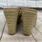 Kelsi Dagger open toe patent leather criss cross strap espadrille wedge sz 8 Photo 1