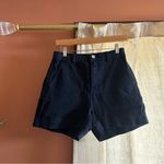 Everlane ‎ The Utility Short Organic Cotton Twill High Rise Navy Blue Size 2 Photo 2