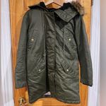 J.Crew Women’s Perfect Winter Full Zip Fur Parka with Eco Friendly Primaloft Photo 0