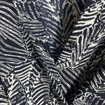 Lumiere Anthro Romper Black White Palm Leave Print Elastic‎ Waist Women's M Size M Photo 2