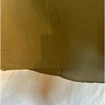 Staccato green blouse with tie back closure. Size large Photo 4