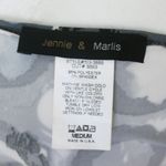 Jennie & Marlis Grey Black White Circle Cowl Neck Sleeveless Blouse Medium Gray Photo 5