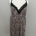 Cacique  Sleep Dress Nighty Night Gown Halter Lace Cotton Modal Black Pink Grey Photo 0