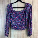 Crave fame  Multicolor Floral Blouse Photo 6